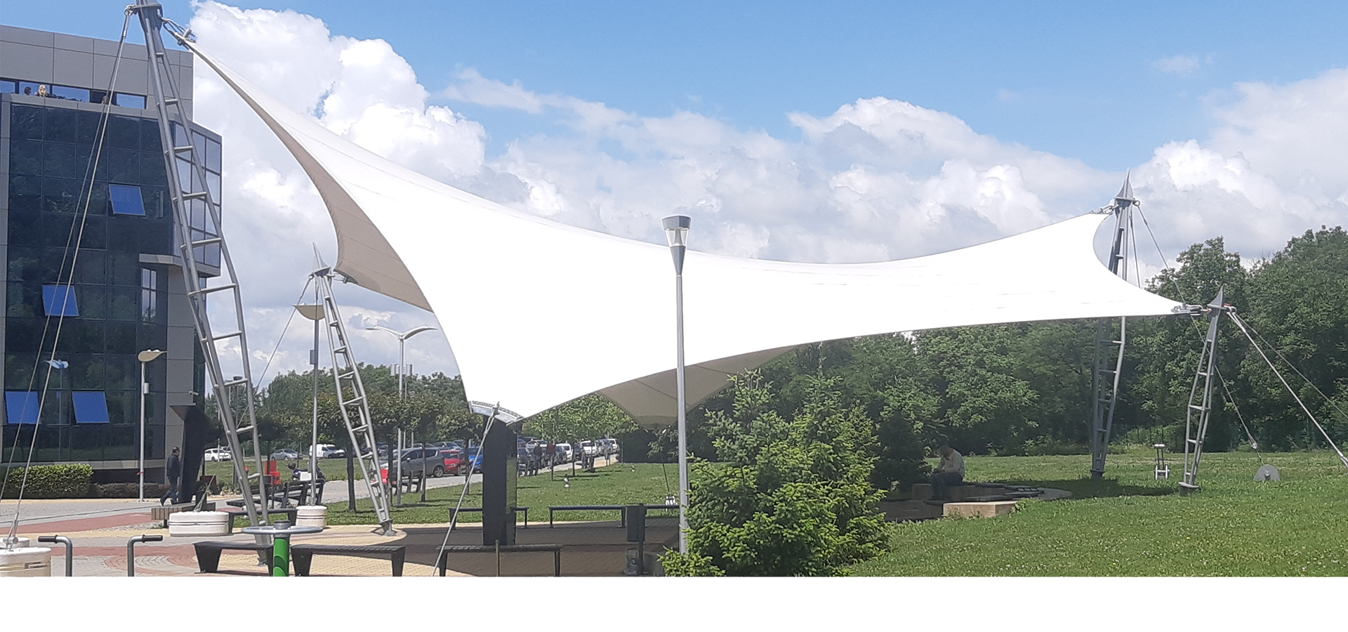 Amphitheater in Belgrad umgesetzt mit ATLAS