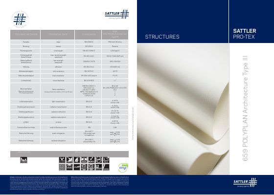 Titelseite: POLYPLAN Architecture Type III Art. 659