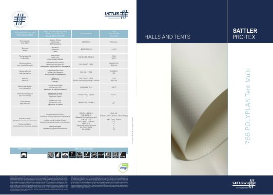 Titelseite: POLYPLAN Tent Multi SERIES Art. 755